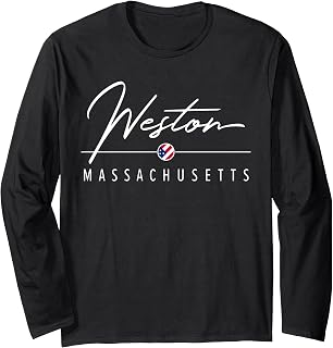 Weston Massachusetts (MA) Long Sleeve T-Shirt