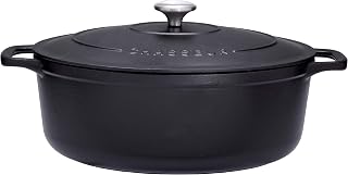 Chasseur CH473501BK Two-Handled Pot, Black, 13.8 inches (35 cm), Sublime