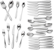 Lenox Barnaby 50 Piece Flatware Set Service for 6 Stainless 18/10 Classical NEW