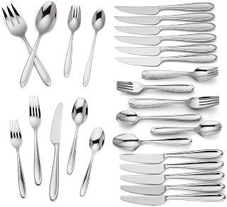 Lenox Barnaby 50 Piece Flatware Set Service for 6 Stainless 18/10 Classical NEW