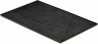 G.E.T. Enterprises Textured Black 23.75 Slab, Break Resistant Dishwasher Safe Melamine Plastic, Stone-Mel Collection ML-386-BK (Pack of 1)