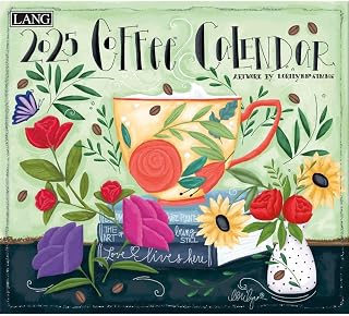 Lang, Coffee 2025 by LoriLynn Simms Wall Calendar
