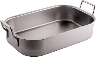 PADERNO World Cuisine 24 Inch x 17 Inch Stainless Steel Roasting Pan