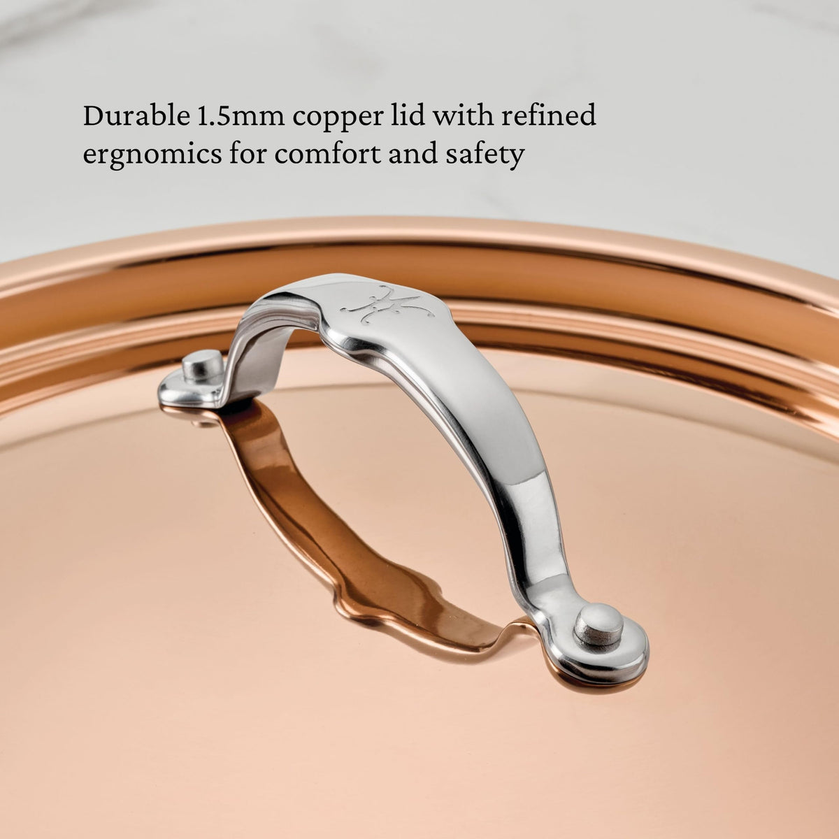 CopperBond® Aura™ 10-Piece Professional Copper Cookware Set by Hestan – 10 Piece, Copper, Model 31832