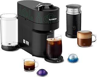 Vertuo Pop+ Coffee and Espresso Maker by Breville, Samra Origins by The Weeknd Vertuo Metad Green Machine and Nespresso Aeroccino3 milk frother