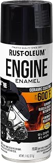 Rust-Oleum Automotive Engine Enamel Spray Paint, Gloss Black | Heat Resistant Up to 600 F | Gas & Oil Resistant | Stops Rust Formula | Any-Angle Spray | Durable Automotive Finish