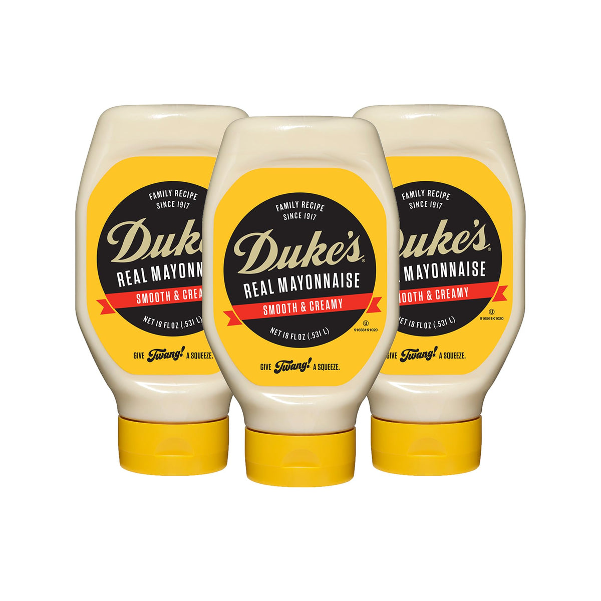 DUKE'S Real Mayo / 18 Ounce (Pack of 3) / 3 Mayonnaise