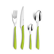 Amefa 32 Piece Cutlery Set for 8 People / Green / Modern Flatware Sets