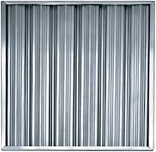 Krowne S2520 Silver Series Baffle Grease Filter, 24-1/2"H x 19-1/2"W Actual Dimensions (25" x 20" Nominal), 1-3/4" Thickness, Built-in Handles, Stainless Steel Construction