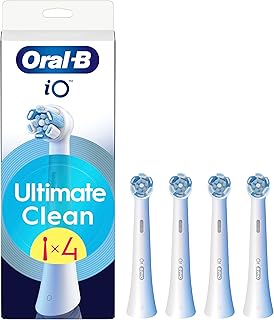 Oral-B iO Series Ultimate Clean Original Replacement Round Brush Heads with Crisscross Bristles for Advanced Deep Cleaning and Plaque Removal, Designed for Cleaning Brushes