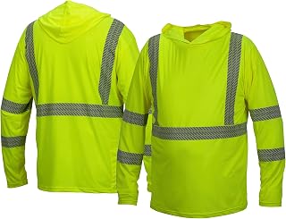 Pyramex Workwear Pullover Hoodie Long Sleeve HI VIS ANSI Type R Class 3