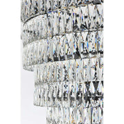 Josephine 61 Light Chandelier Black by Lighting Design – Iron and Crystal, Black