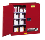 Justrite Red / 40 Gallon / Manual-Close Tool Cabinets