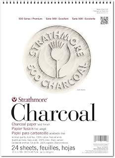 Strathmore (560-2 500 Series Charcoal Pad, 12"x18", 24 Sheets