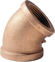 3/4" Brass 45 Degree Elbow, FNPT, 125 PSI, Import