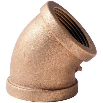 3/4" Brass 45 Degree Elbow by Merit Brass Company – Brass, Yellow, Model XNL102-12