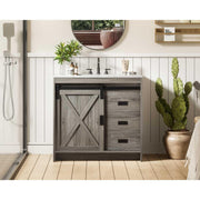 Austin Bathroom Vanity Rustic Grey by Lighting Design – Engineered Wood, Rustic Grey, Model VF90536RG