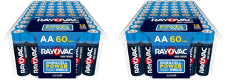 AA Batteries by Rayovac – AA (Pack of 2), Multicolor, Pack of 2, Model 815-60PPK