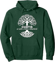 Curtis Irish Family Name Celtic Irish Roots Pullover Hoodie