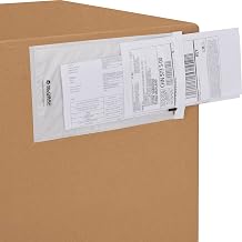 Global Industrial Side Opening Packing List Envelopes, 5-1/2"L x 10"W