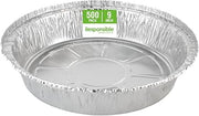 Responsible Products 9 inch Round Cake Pie Pans, Forever-Recyclable™ Aluminum, Extra Strength for Take Out, Cooking, Baking, Freezing and Meal Prep (500 Count)