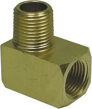 COXREELS 208 Brass 90 Degree Straight Elbow for Spring Driven Reel, 3/8" Male x Female NPT, 300 psi