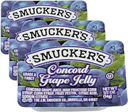 Smucker's Grape Jelly, Apple & Mixed Fruit, 0.5 Ounce (Pack of 600)