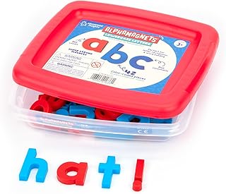 Educational Insights Color-Coded Lowercase AlphaMagnets - ABC Magnets for Kids Ages 3-5, Toddler Alphabet Learning Toys, School Supplies, Preschool Classroom Essentials, Magnetic Letters for Fridge