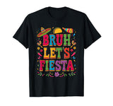 Bruh Let's Fiesta Cinco De Mayo Mexican Party Men Women Kid T-Shirt by Bruh Let's Fiesta Cinco De Mayo Mexican Matching – Black, Model P8MK0DTQY21