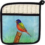 Betsy Drake PT920 Painted Bunting Pot Holder