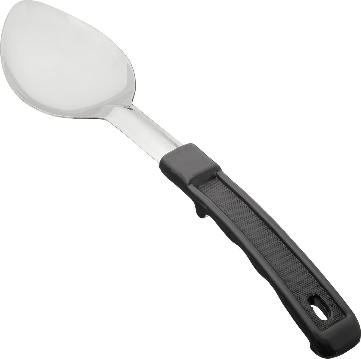 Winco 11" / Solid / Stainless Steel, Black Casserole Spoons