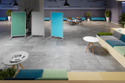 Ghent Denim / 75" H x 38" W / Modern Dry Erase Boards