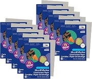 Prang Construction Paper, Gray, 9" x 12", 50 Sheets Per Pack, 10 Packs