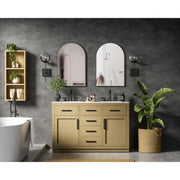 Alden Bathroom Vanity Honey Brown by Lighting Design – Wood, Honey Brown, Model VF29754DMHB
