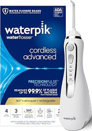 Waterpik Cordless Advanced Portable Water Flosser, Rechargeable, White