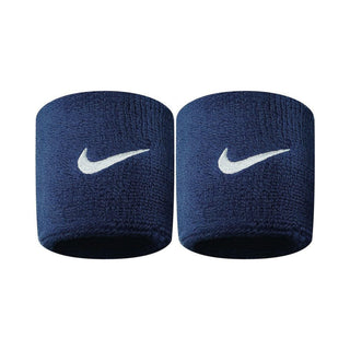 Swoosh Wristband Navy (Navy) by Nike – One Size, Navy, Pack of 2, Model Nike Swoosh Wristband Navy (Navy)