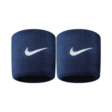 Swoosh Wristband Navy (Navy) by Nike – One Size, Navy, Pack of 2, Model Nike Swoosh Wristband Navy (Navy)