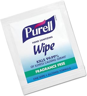 Purell Premoistened Sanitizing Hand Wipes, Towelettes Individually Wrapped, 100/box