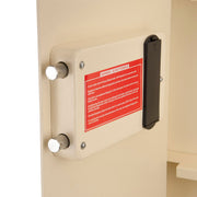 Barska Left Opening / 31 1/2" x 15 1/2" x 4" / Beige Wall Safes
