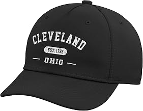 Cleveland Ohio Est 1796 Vintage Retro Athletic Style Adjustable Baseball Hat