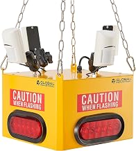 Global Industrial Forklift Awareness Sensor, 4 Sensors, 5 Lights, 50' Power Cord