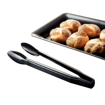 EMI Yoshi Koyal Salad Tongs – 12-Inch, Black, Set of 48