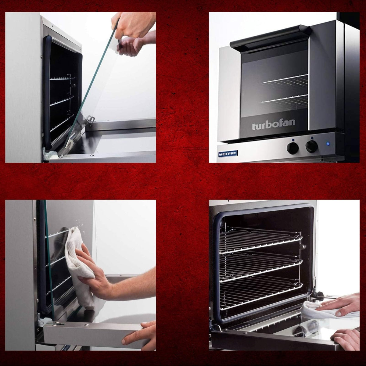 24" Countertop Convection Oven by Moffat – Half Size, 3.0 load, Stainless Steel, Model E22M3