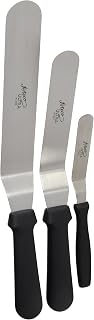 Ateco Professional Offset Spatula Set, Silver, 1 - Pack, Large