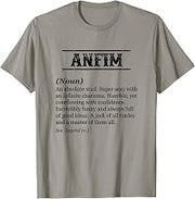 Mens ANFIM - Funny Phrase with Name Definition | Customized Men's T-Shirt