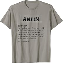 Mens ANFIM - Funny Phrase with Name Definition | Customized Men's T-Shirt