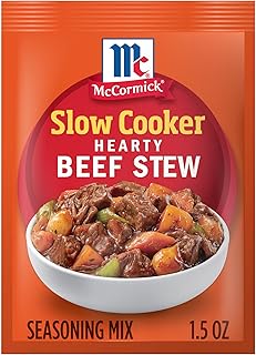 McCormick Slow Cooker Hearty Beef Stew Seasoning Mix, 1.5 oz
