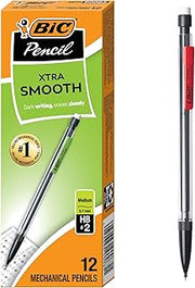 BIC Xtra-Smooth Mechanical Pencils, 0.7 mm Medium Point, 12-Count