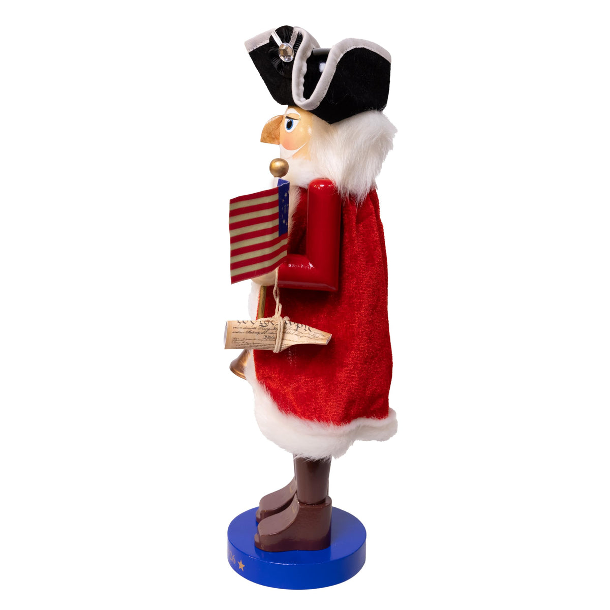 Kurt S. Adler 250th Anniversary Nutcracker, 14-Inch Wood, Multicolor Patriotic