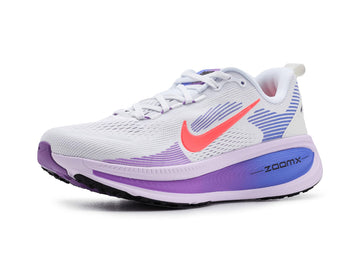 Womens Vomero 18 White/Hot Lava/Violet Mist/Sapphire 6.5 Wide by Nike – 6.5 Wide, White/Hot Lava/Violet Mist/Sapphire, Model HM6804/IF0515-112
